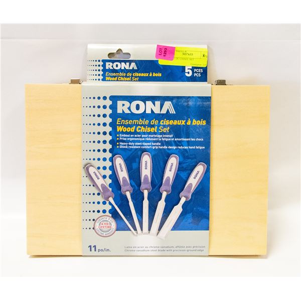 RONA 5 PC CHISEL SET