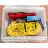 Image 1 : TOTE OF TOOLS AND EQUIPMENT