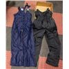 2 PAIRS GIRLS SNOW PANTS (S)