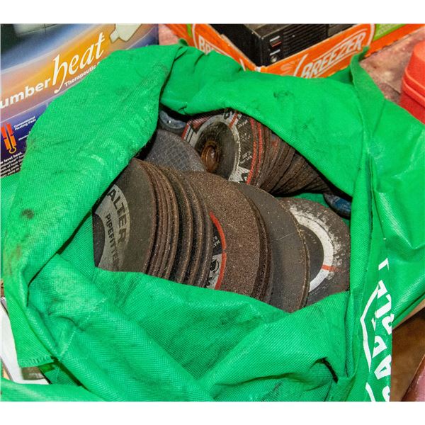 BAG OF 30+ GRINDING DISCS