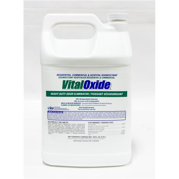 VITALOXIDE HEAVY DUTY ODOR ELIMINATOR CONCENTRATE