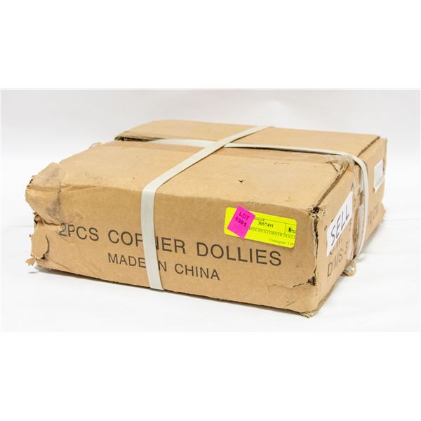 NEW IN BOX 2PCS CORNER DOLLIES