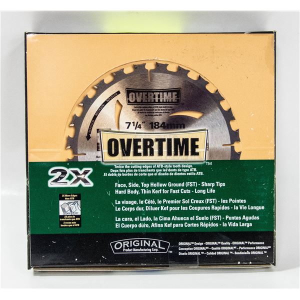 NEW OVERTIME TOOTH CARBIDE