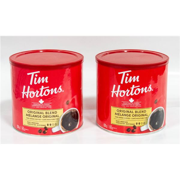 SEALED (2) TIM HORTONS ORIGINAL