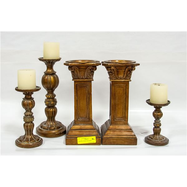 ORNATE CANDLE HOLDERS