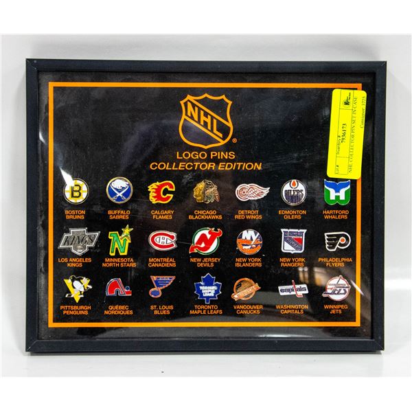 NHL COLLECTOR PIN SET IN CASE