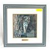 Image 1 : ARTIST ROBERT BATEMAN CHEETAH 19" X 19" APPROX.