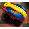 Image 1 : MEGA BLOCKS WAGON WITH BLOCKS