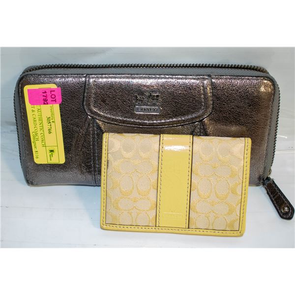 ESTATE AUTHENTIC COACH WALLET & CARD COACH