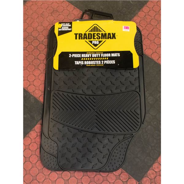 NEW 2 PC TRADESMAN HEAVY DUTY FLOOR MATS