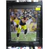 Image 1 : HINES WARD SIGNED FRAMED PHOTOGRAPH - PITTSBURPH STEELERS