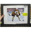 Image 1 : PATRICE BERGERON SIGNED FRAMED PHOTOGRAPH - BOSTON BRUINS