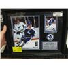 Image 1 : LANNY MCDONALD UNSIGNED TORONTO MAPLE LEAFS FRAMED 8X10 PHOTO/CARD COMBINATION