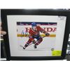 Image 1 : COLE CAUFIELD SIGNED MONTREAL CANADIENS FRAMED PHOTO