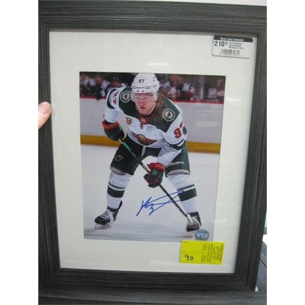 KIRILL KAPRIZOV SIGNED MINNESOTA WILD FRAMED PHOTO