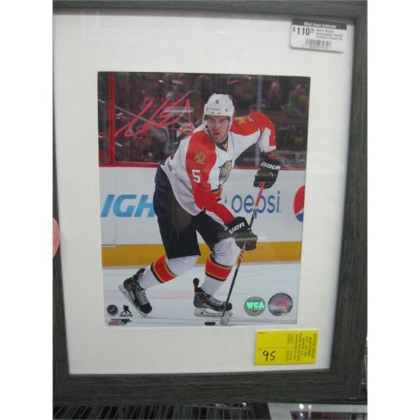 AARON EKBLAD SIGNED FLORIDA PANTHERS FRAMED 8X10 PHOTO