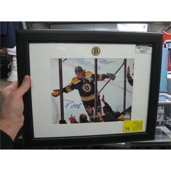 DAVID PASTRNAK SIGNED BOSTON BRUINS FRAMED 8X10 PHOTO