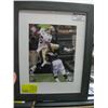 Image 1 : REGGIE BUSH SIGNED NEW ORLEANS SAINTS FRAMED PHOTO