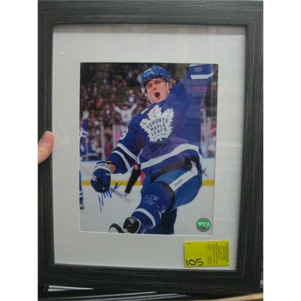 WILLIAM NYLANDER SIGNED TORONTO MAPLE LEAFS FRAMED PHOTO