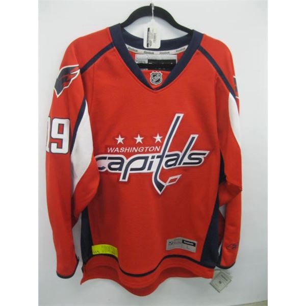 NICKLAS BACKSTROM SIGNED WASHINGTON CAPITALS JERSEY - SZ L