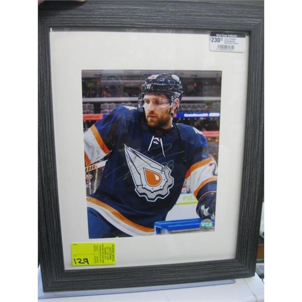 LEON DRAISAITL SIGNED EDMONTON OILERS FRAMED PHOTO