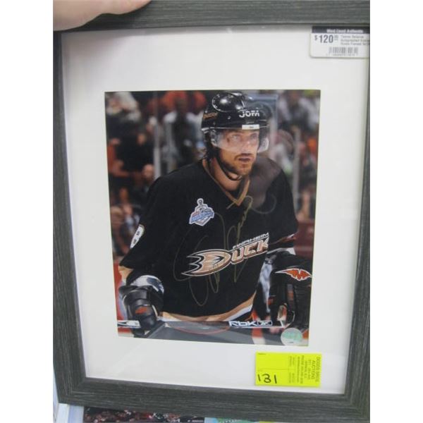 TEEMU SELANNE SIGNED ANAHEIM DUCKS FRAMED 8X10 PHOTO