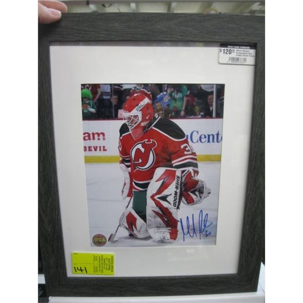 MARTIN BRODEUR SIGNED NEW JERSEY DEVILS FRAMED PHOTO