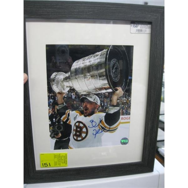 BRAD MARCHAND SIGNED BOSTON BRUINS FRAMED 8X10 PHOTO