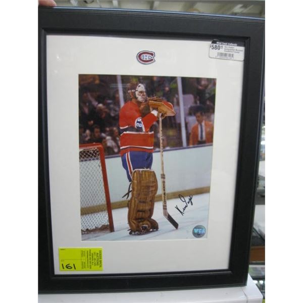 KEN DRYDEN SIGNED MONTREAL CANADIENS FRAMED PHOTO