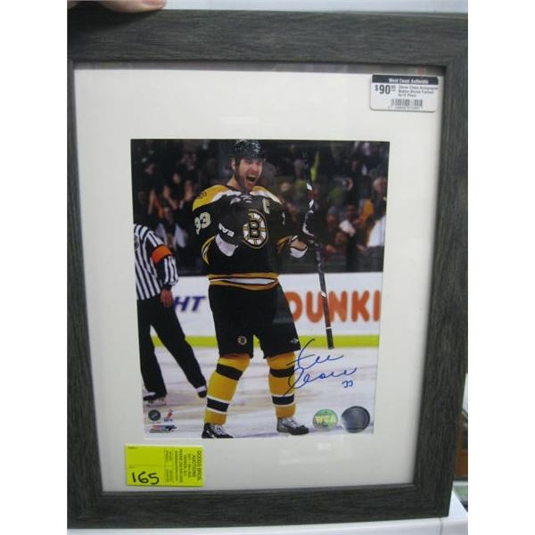 ZDENO CHARA SIGNED BOSTON BRUINS FRAMED 8X10 PHOTO