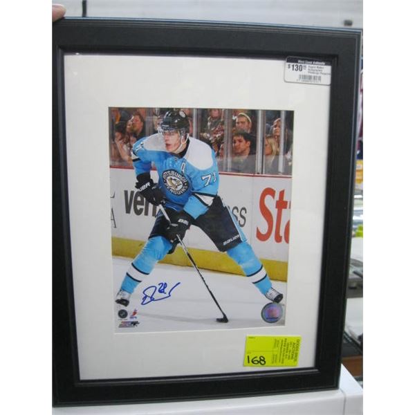 EVGENI MALKIN SIGNED PITTSBURPH PENGUINS FRAMED PHOTO