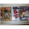 Image 2 : 3 - MLB BASEBALL FIGURINES - MIKE PIAZZA, IVAN RODRIGUEZ, ANDREW JONES