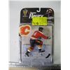 Image 1 : THEOREN FLEURY NHL SIGNED ON OUTSIDE OF PACKAGE FIGURINE (CALGARY FLAMES)