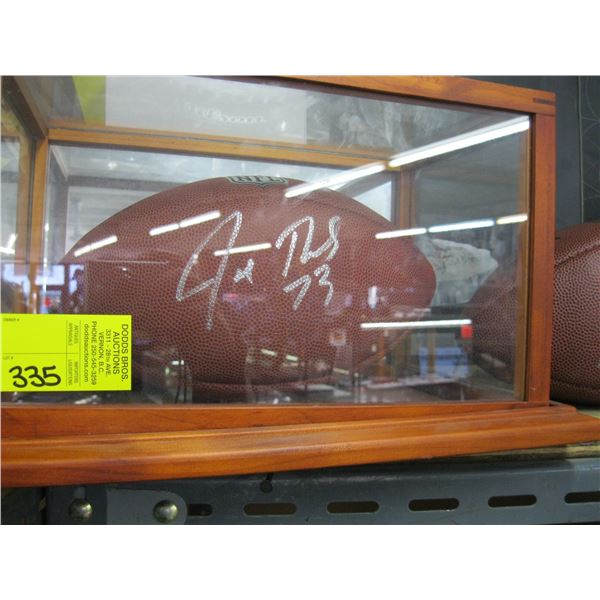 JOE THOMAS NFL SIGNED FOOTBALL