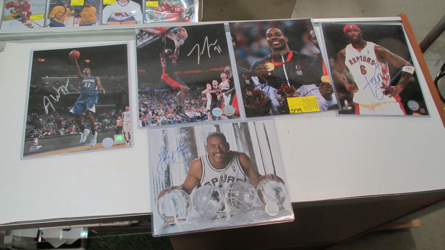 5 - SIGNED NBA BASKETBALL PHOTOS