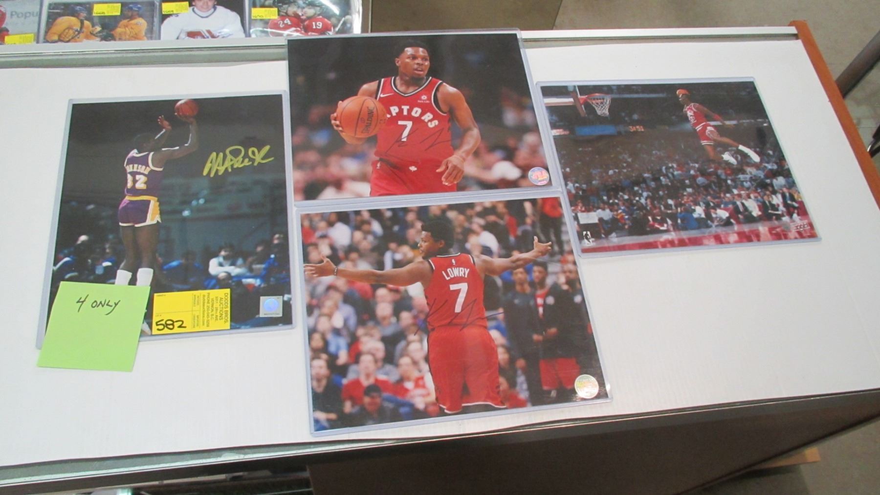 4 - SIGNED NBA BASKETBALL PHOTOS