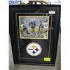 Image 1 : JEROME BETTIS SIGNED PITTSBURGH STEELERS FRAMED PHOTO W/LOGO