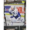 Image 1 : DOUG GILMOUR SIGNED TORONTO MAPLE LEAFS PRINT ON CANVAS