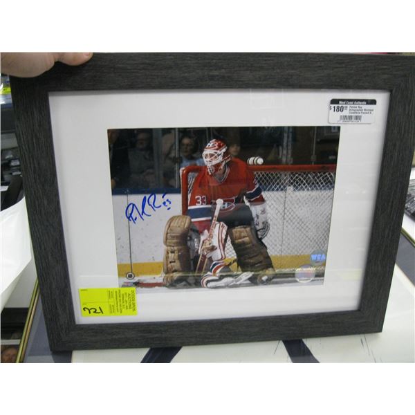 PATRICK ROY SIGNED MONTREAL CANADIENS FRAMED 8X10 PHOTO