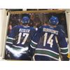 Image 3 : BOX OF LARGE SIGNED VANCOUVER CANUCKS PHOTOS