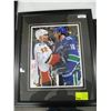 Image 1 : JAROME IGINLA & TREVOR LINDEN SIGNED FRAMED PHOTO