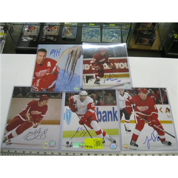 5 - SIGNED HOCKEY PHOTOS