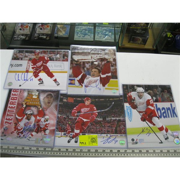 5 - SIGNED HOCKEY PHOTOS