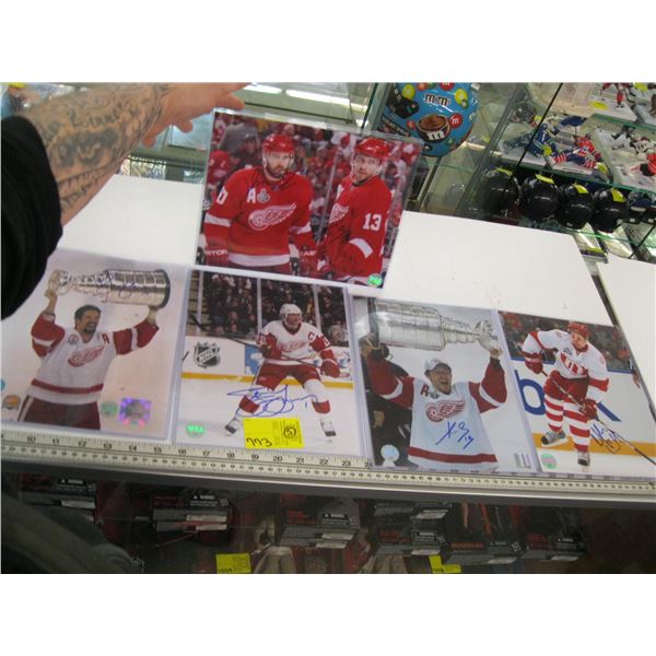 5 - SIGNED HOCKEY PHOTOS