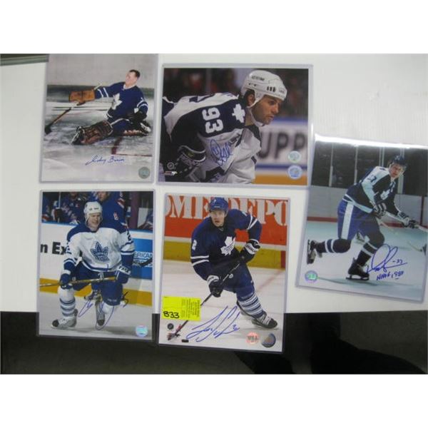 5 - SIGNED HOCKEY PHOTOS