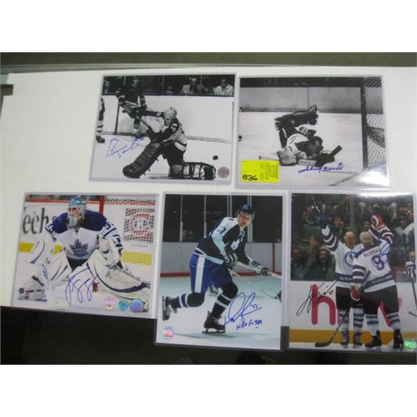 5 - SIGNED HOCKEY PHOTOS