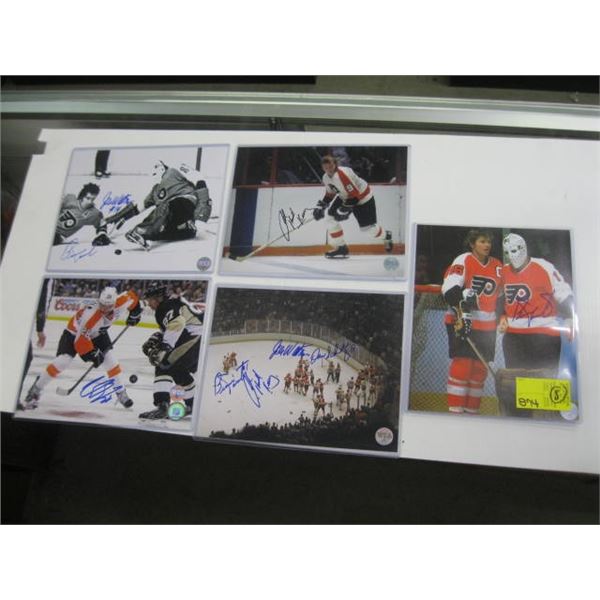 5 - SIGNED HOCKEY PHOTOS