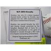 Image 2 : W.P. (BILL) KINSELLA SIGNED BASEBALL