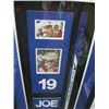 Image 2 : JOE SAKIC LG. FRAMED SIGNED STICK W/PHOTOGRAPHS