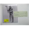 Image 1 : JACK HAYLEY FOUNDATION CANCELLED CHEQUE & TINMAN PHOTO